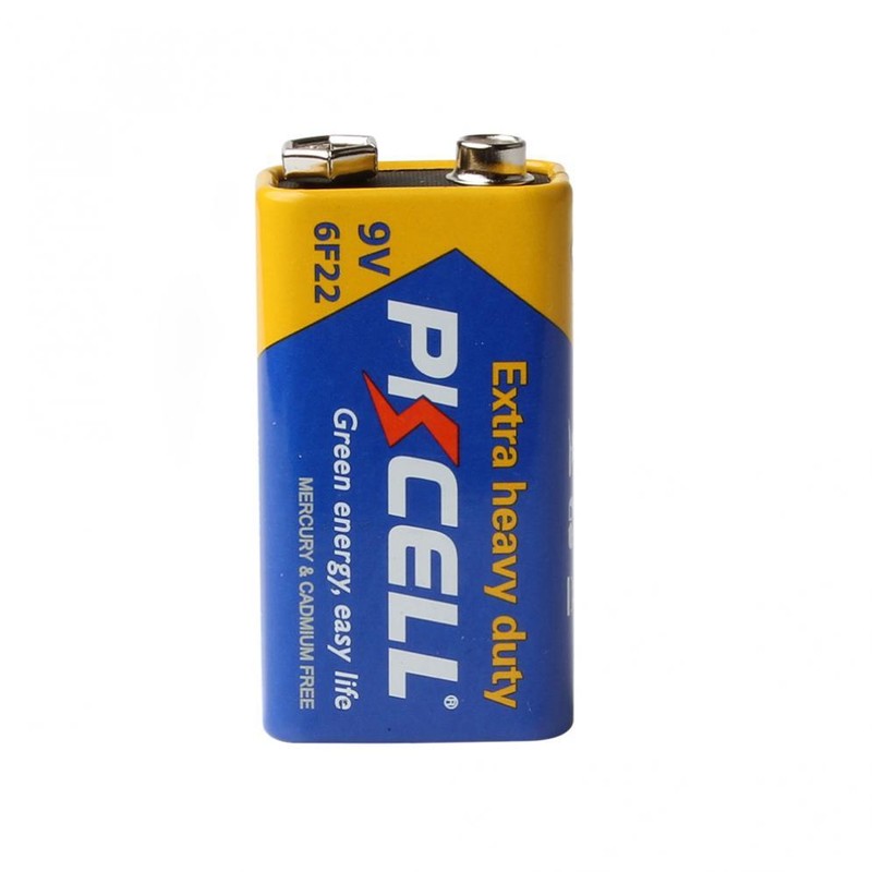 10pcs 9 Volt Batteries 0% Mercury Heavy Duty 9V 6F22 PP3 MN1604 EN22 Zinc-Carbon gallery