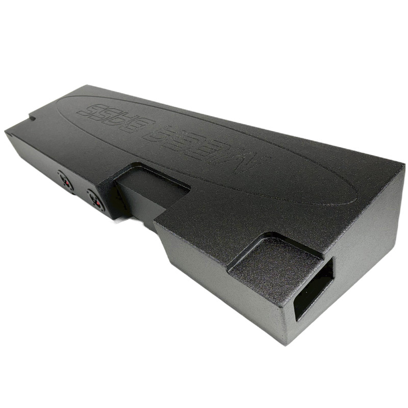 Silverado Sierra 14-18 Crew Cab Subwoofer Box Enclosure 4x8 Ported Front Fire gallery