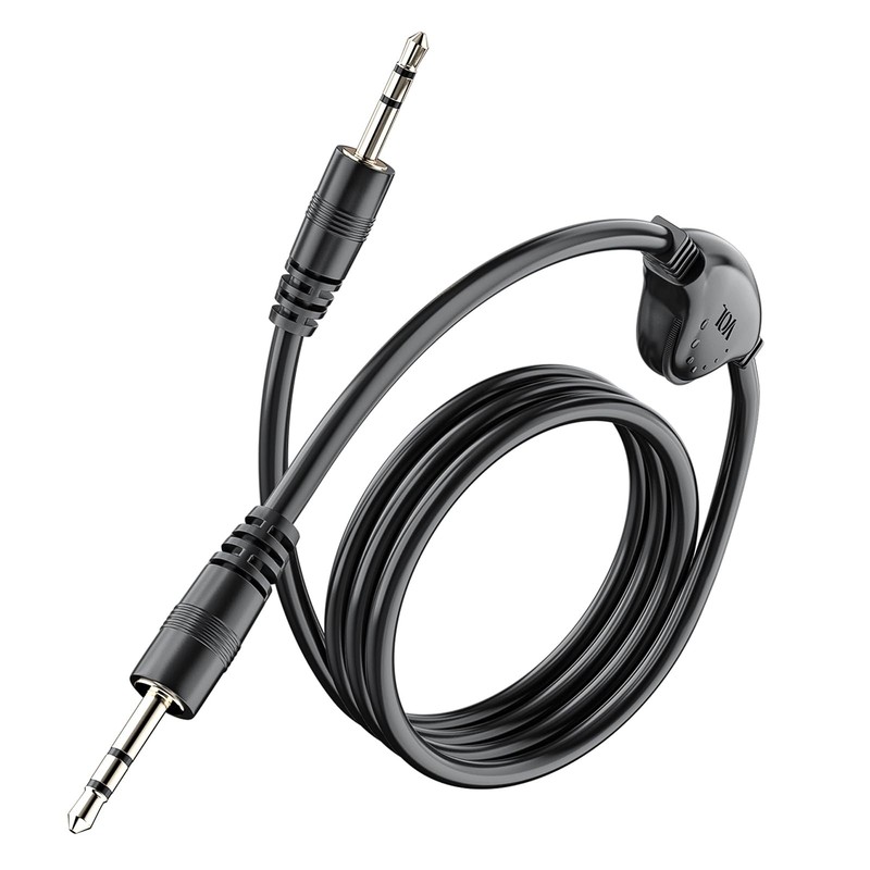 PChero 3.5mm Aux Cable with Volume Control, 4ft/1.2M TRS Auxiliary Audio Cabl...
