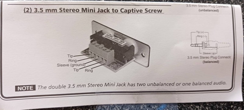 Extron 70-293-15 MAAP (2) 3.5mm Stereo Mini Jack. (2pk). NEW. Ships Free gallery