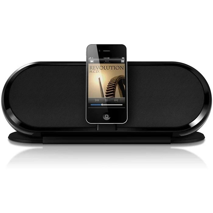 Philips DS7650/37B Speaker Dock for iPhone iPod Portable 10W Stereo (A063)