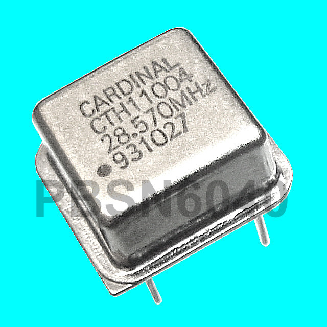 (5) 28.570 MHz Miniature «Half-Can» 5 VDC 10M QRP Oscillators ** USA SELLER **