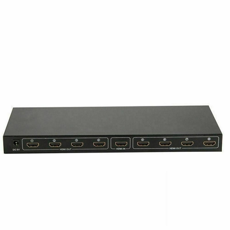 4K HDMI Splitter 1 in 8 Out, Powered 8 Port hdmi splitters Multi Monitor Outputs gallery