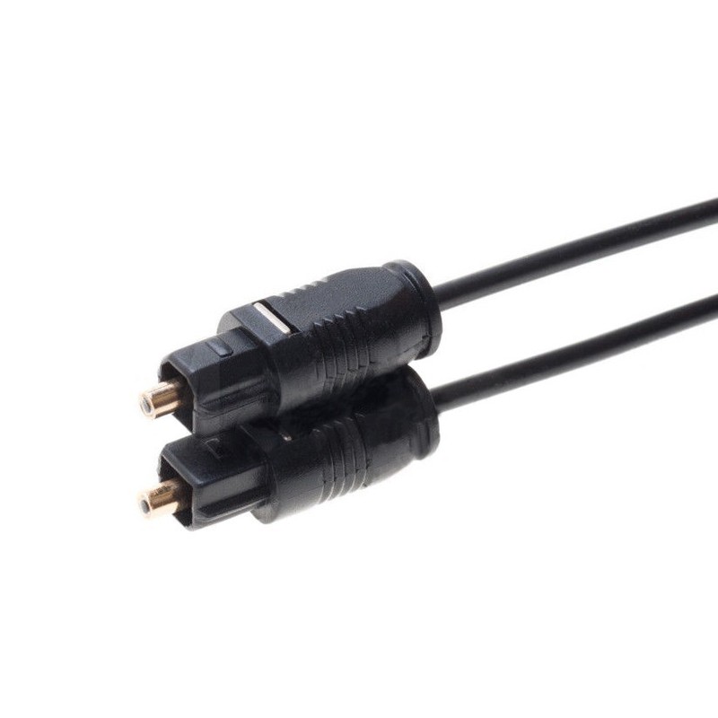 2-Pack - 3FT Toslink Digital Optical Audio Cable SPDIF Fiber Optic Sound Cord gallery