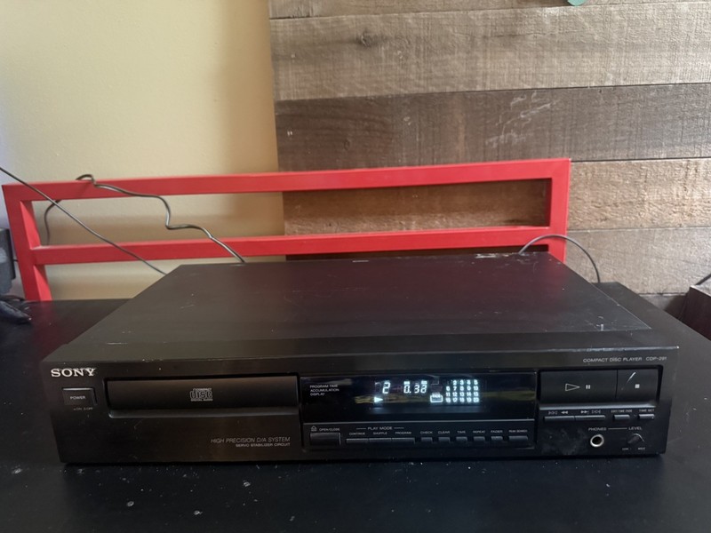Sony CDP-291 Vintage Hi-Fi CD Player Made In Japan Tested Working