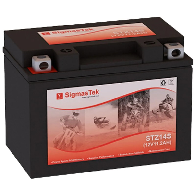 STZ14S Battery Compatible w/ Honda 1300CC VT1300CS, CR, CT, CXA FURY, 2009-2017