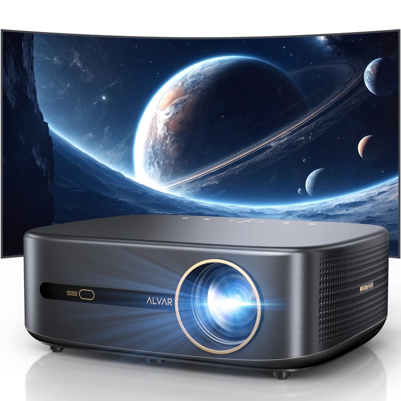 4K Projector DoIby 80000LMS 1080P 5G WiFi Bluetooth NetfIix Video Home Theater