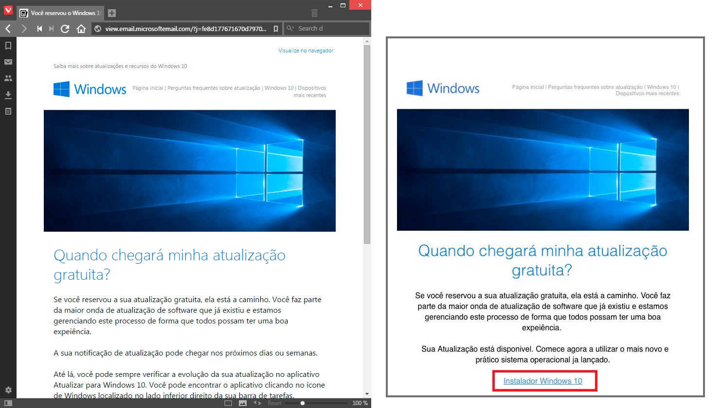 Windows 10 usado como gancho para infectar computadoras