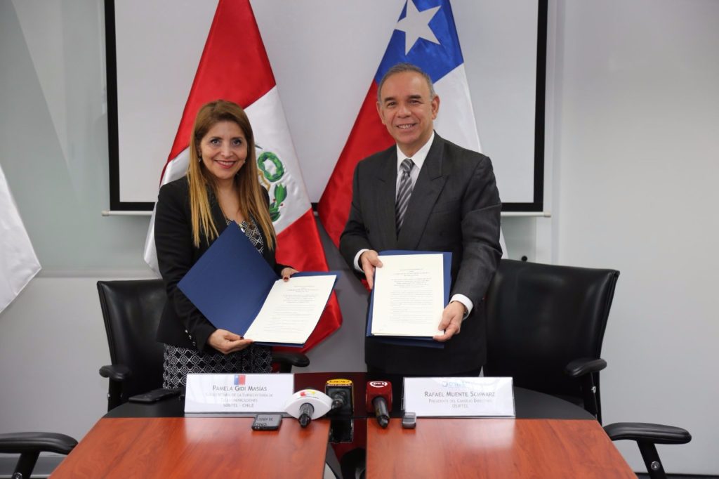 Chile y Perú firman convenio para eliminar Roaming antes del 2020