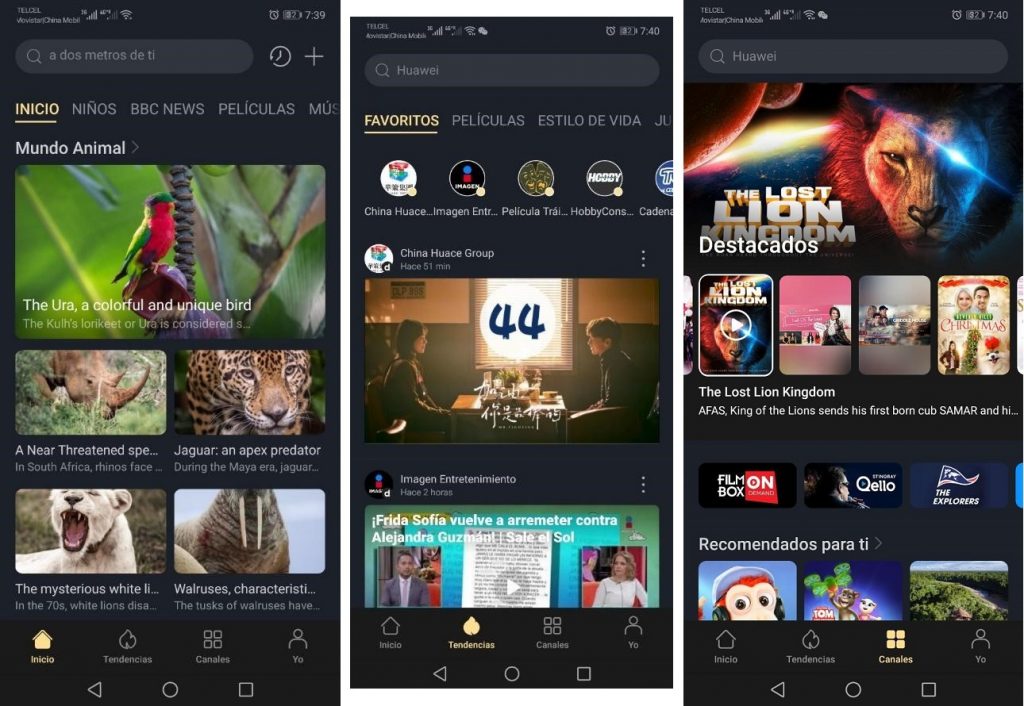 Huawei Video disponible en Chile, Colombia y México