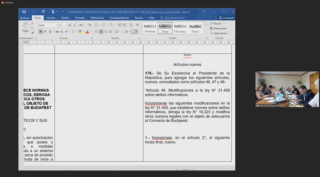 Comisión del Senado termina votación de 185 indicaciones aprobando Hacking Ético en Ley Marco de Ciberseguridad