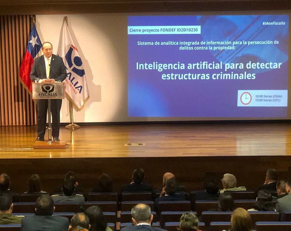 Fiscalía de Chile comenzará a usar sistema de inteligencia artificial que detecta estructuras criminales