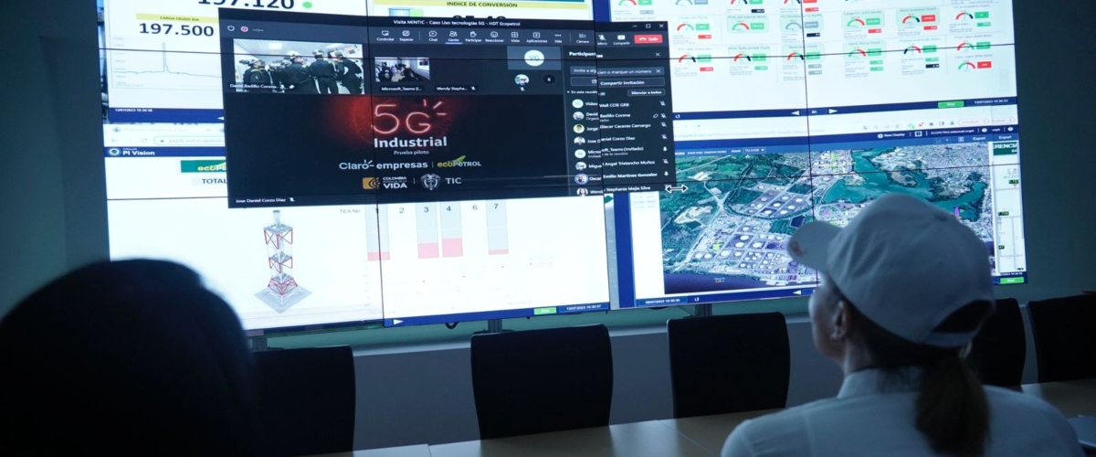 Colombia: MinTIC, Ecopetrol y Claro realizan prueba exitosa de tecnología 5G Industrial en la Refinería de Barrancabermeja