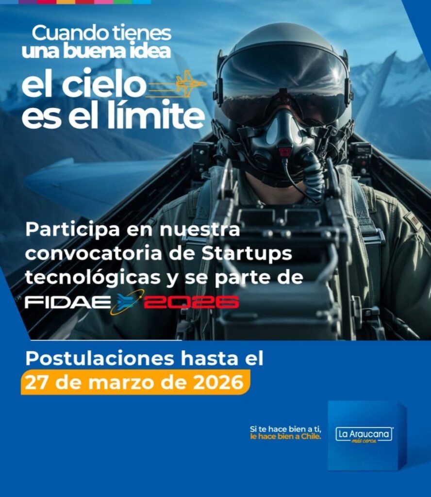 Convocan a startups chilenas a presentar proyectos tecnológicos en FIDAE 2026