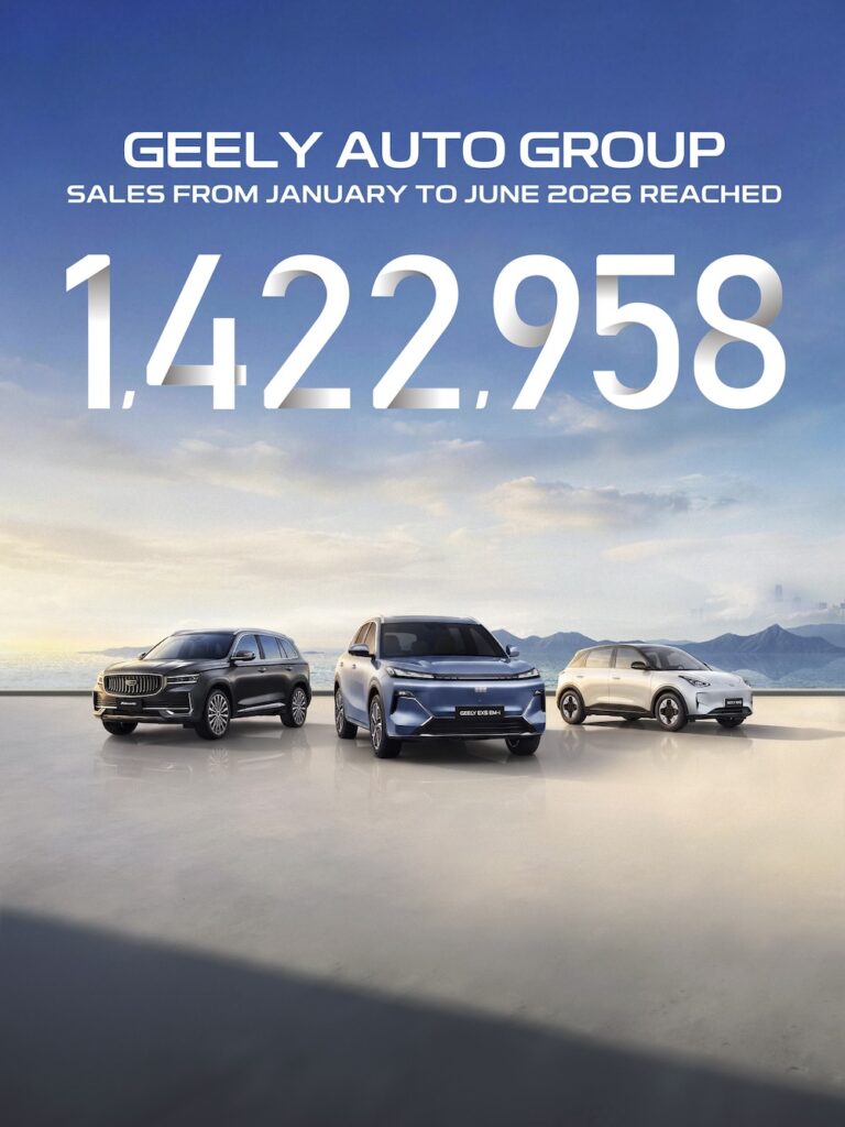 Geely Auto logra un crecimiento récord en el extranjero durante el primer semestre de 2026; las ventas internacionales de junio superaron las 100.000 unidades