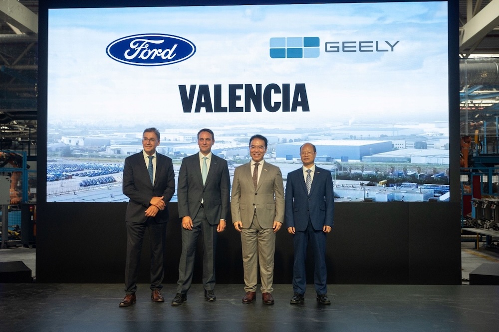 Geely Auto y Ford se unen en Joint Venture para la producción de vehículos en España