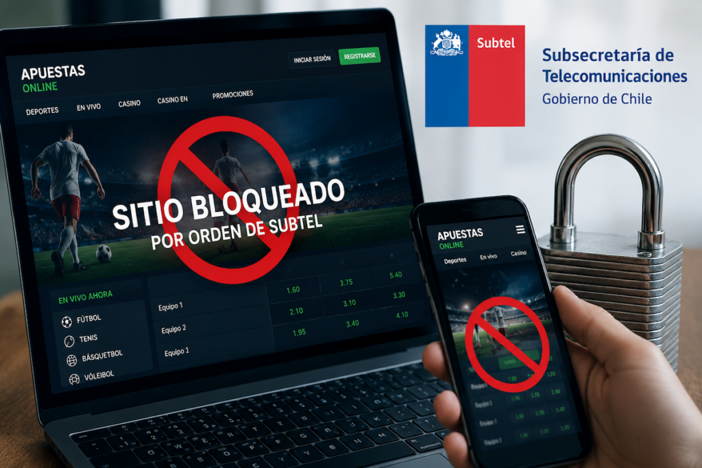 Estos son los 42 sitios de apuesta que Subtel ordenó su bloqueo